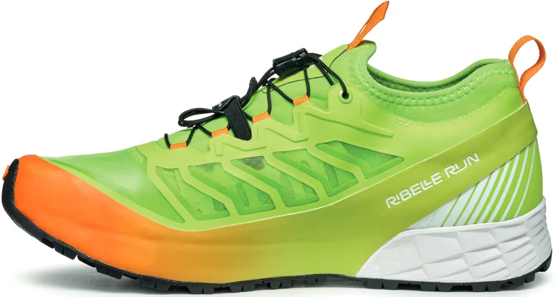 Scarpa Mens Ribelle Run Trail Shoes - Neon Green-Orange-2
